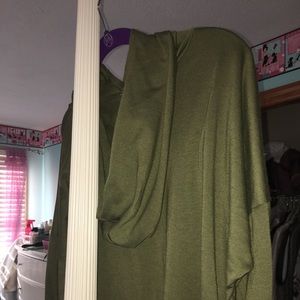 Charlotte Russe Tops - Destroyed Crop Army Green Hoodie Charlotte Russe Tops - Destroyed Crop Army Green Hoodie